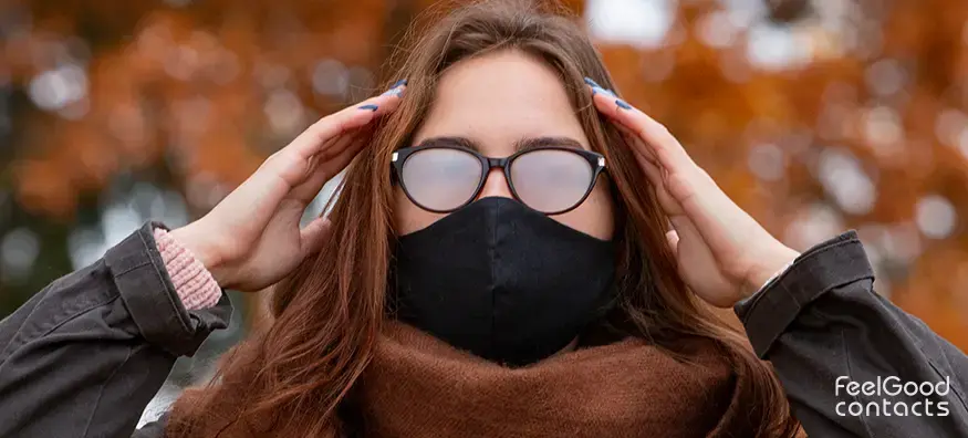 How to wear a face mask without fogging your glasses
