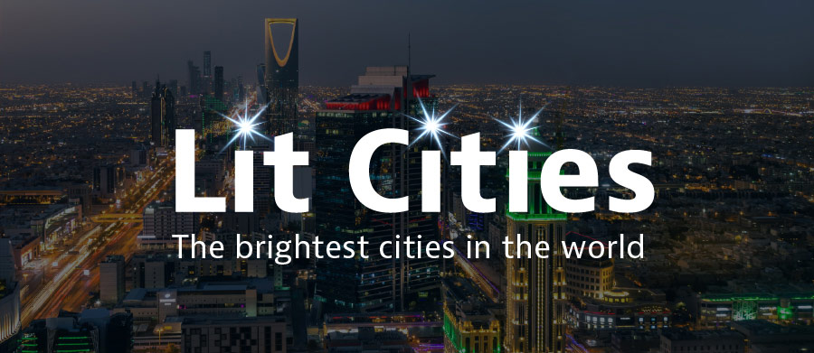 Brightest cities