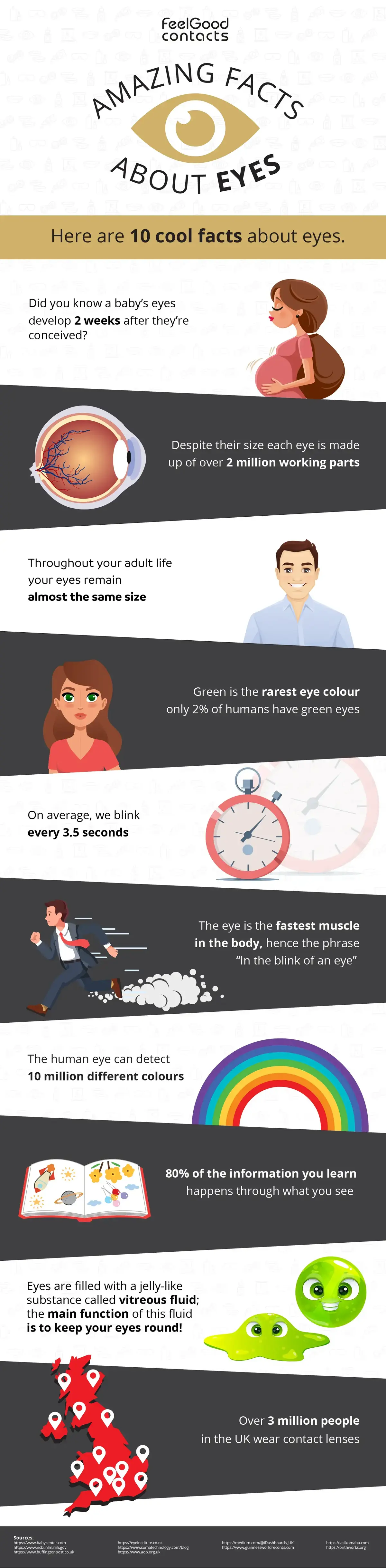 eye facts infographic