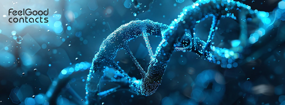 Genetics behind grey eyes