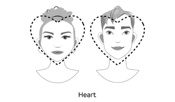 heart face shape