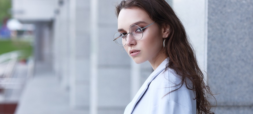 london fashion week best eyewear looks silver glasses