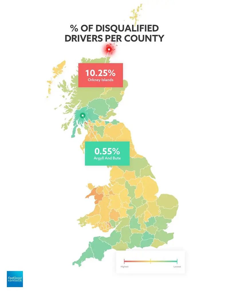 SCOTTISH AND WELSH REGIONS TOP RANKINGS OF BRITAIN’S WORST DRIVERS