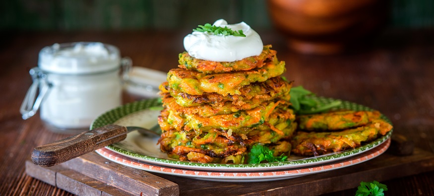 pancake day carrot and courgette pancakes