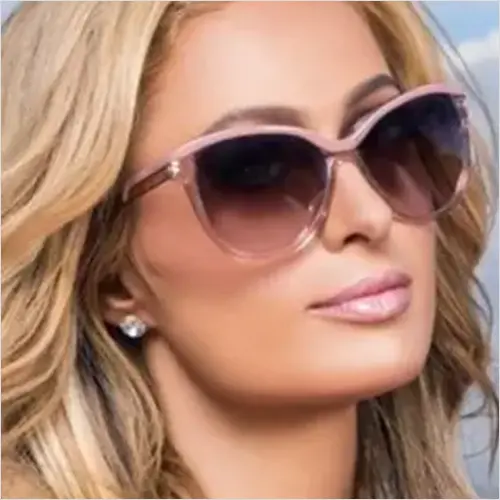 Paris Hilton in cat eye frames