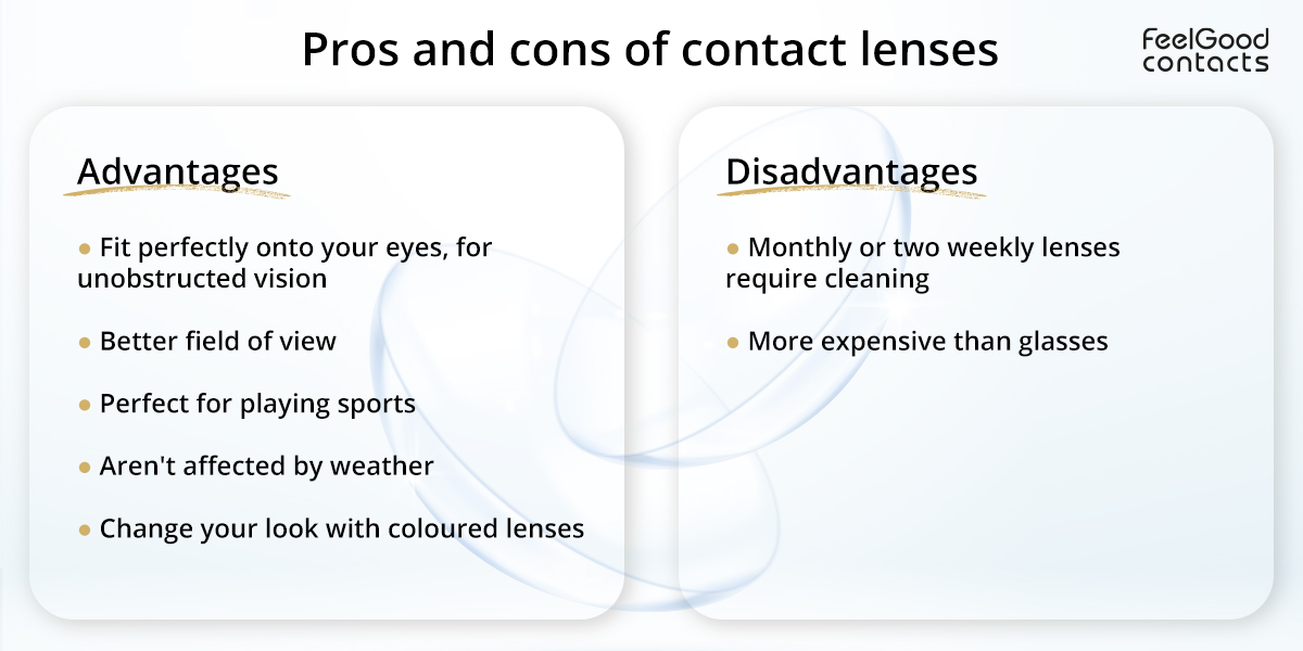 pros and cons of contact lenses