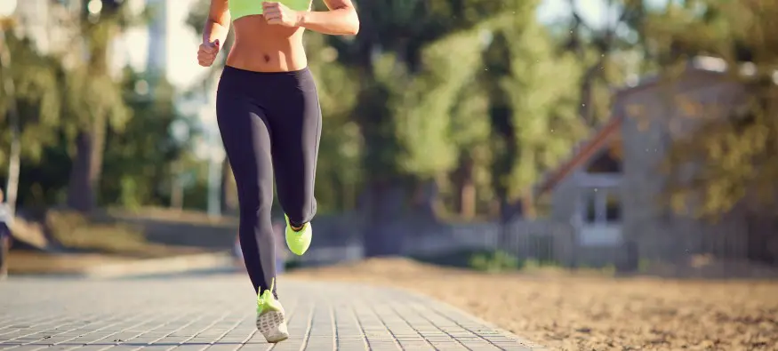 woman running