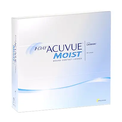 1 Day Acuvue Moist (90 Pack) Contact Lenses