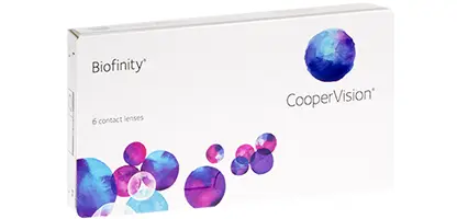 best monthly silicone hydrogel lenses: biofinity