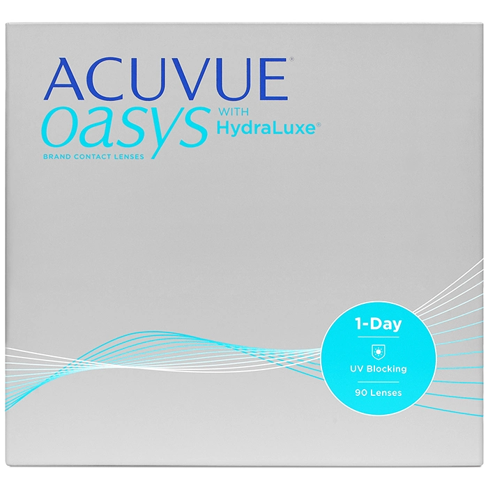 Acuvue Oasys 1-Day with HydraLuxe (90 Pack) Contact Lenses