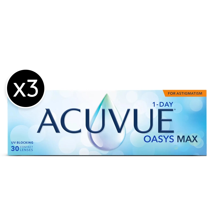 Acuvue Oasys Max 1-Day for Astigmatism (90 Pack) Contact Lenses