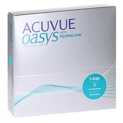 Acuvue Oasys 1-Day with HydraLuxe (90 Pack) Contact Lenses