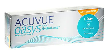 Best toric silicone hydrogel lenses: acuvue oasys 1 day for astigmatism