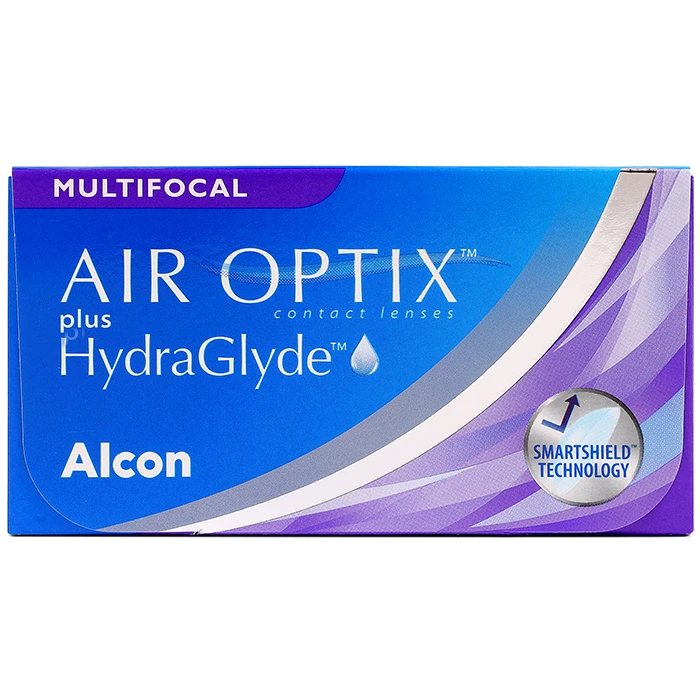 Air Optix Plus HydraGlyde Multifocal 6 Pack Contact Lenses