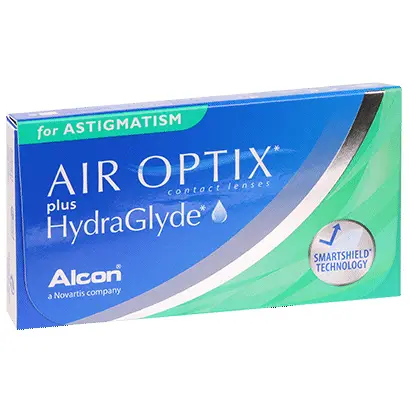 Air Optix Plus HydraGlyde for Astigmatism Contact Lenses