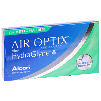 Air Optix Plus HydraGlyde for Astigmatism 6 Pack Contact Lenses
