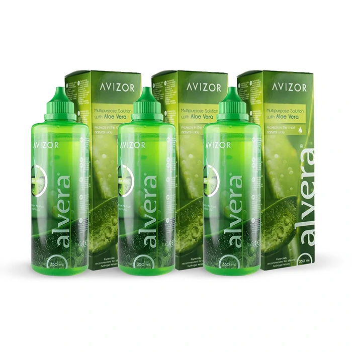 Alvera Multi-Purpose Contact Lens Solution Triple Pack Contact Lenses