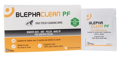 Blephaclean PF Daily Eyelid Cleansing Wipes