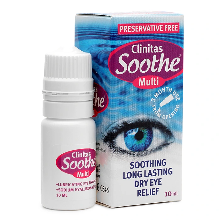 Clinitas Soothe Multi Preservative-Free Eye Drops - 10ml