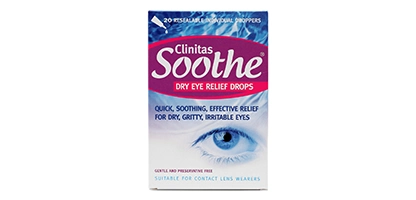 Clinitas Soothe Preservative-Free Eye Drops - 20 x 0.5ml