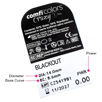 Blackout comfi Colors Crazy 1 Day Box