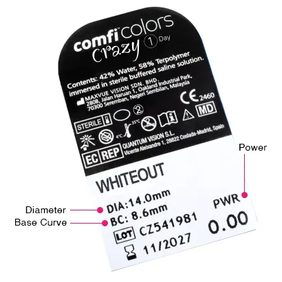 Whiteout comfi Colors Crazy 1 Day