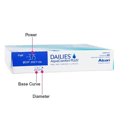 Dailies AquaComfort Plus (90 Pack) Box