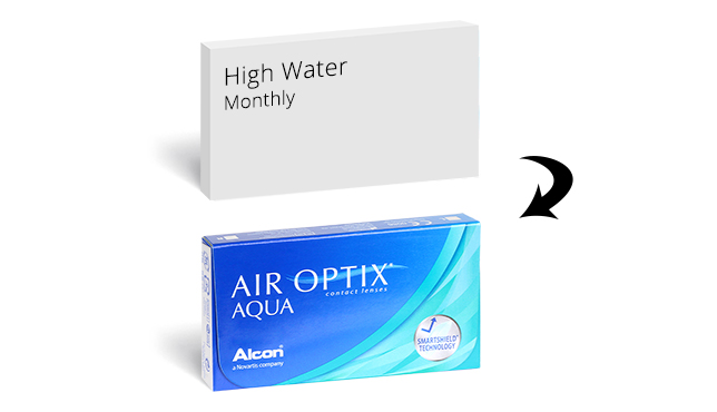 Boots High Water Monthly alternative contact lenses