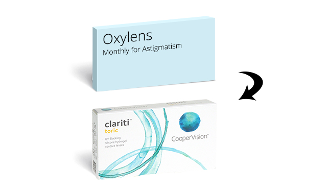 Boots Oxylens Monthly for Astigmatism alternative contact lenses