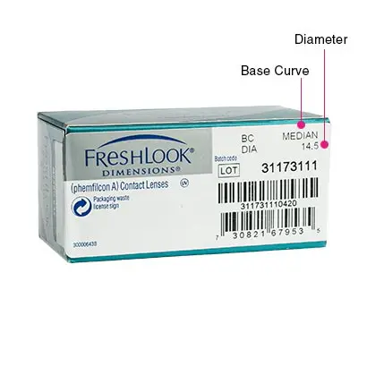 FreshLook Dimensions (6 Pack) Box