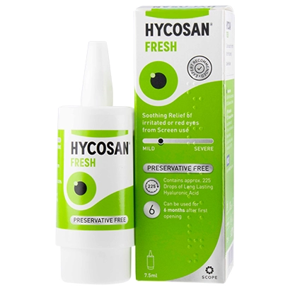 Hycosan Fresh Preservative-Free Eye Drops - 7.5ml