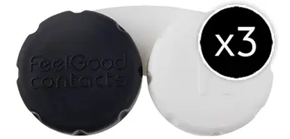 Feel Good Contact Lens Case Triple Pack