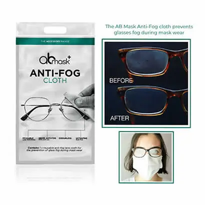 The AB Mask Anti-Fog Cloth Box