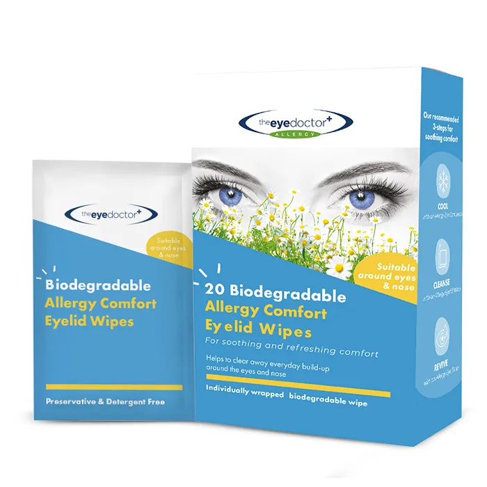The Eye Doctor Allergy Comfort Eyelid Wipes Contact Lenses