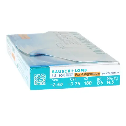 Bausch & Lomb Ultra for Astigmatism Parameters