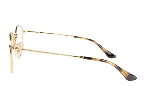 Ray-Ban Round Metal RX3447V 2500 47 Gold | Feel Good Contacts