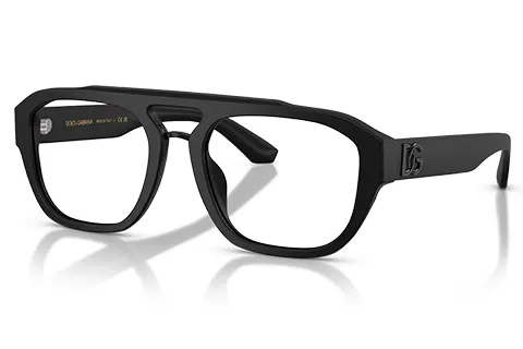 Dolce & Gabbana DG3415 2525 Matte Black 55