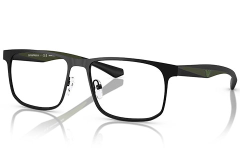 Emporio Armani EA1163 3001 Matte Black 53