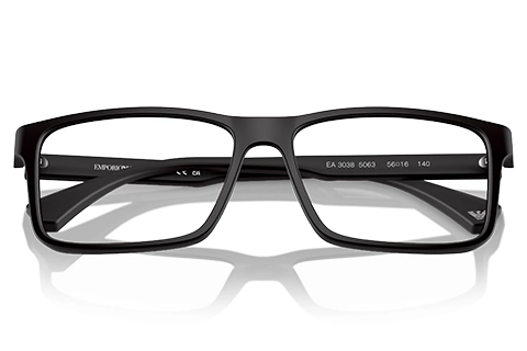 Emporio Armani EA3038 5063 Rubber Black