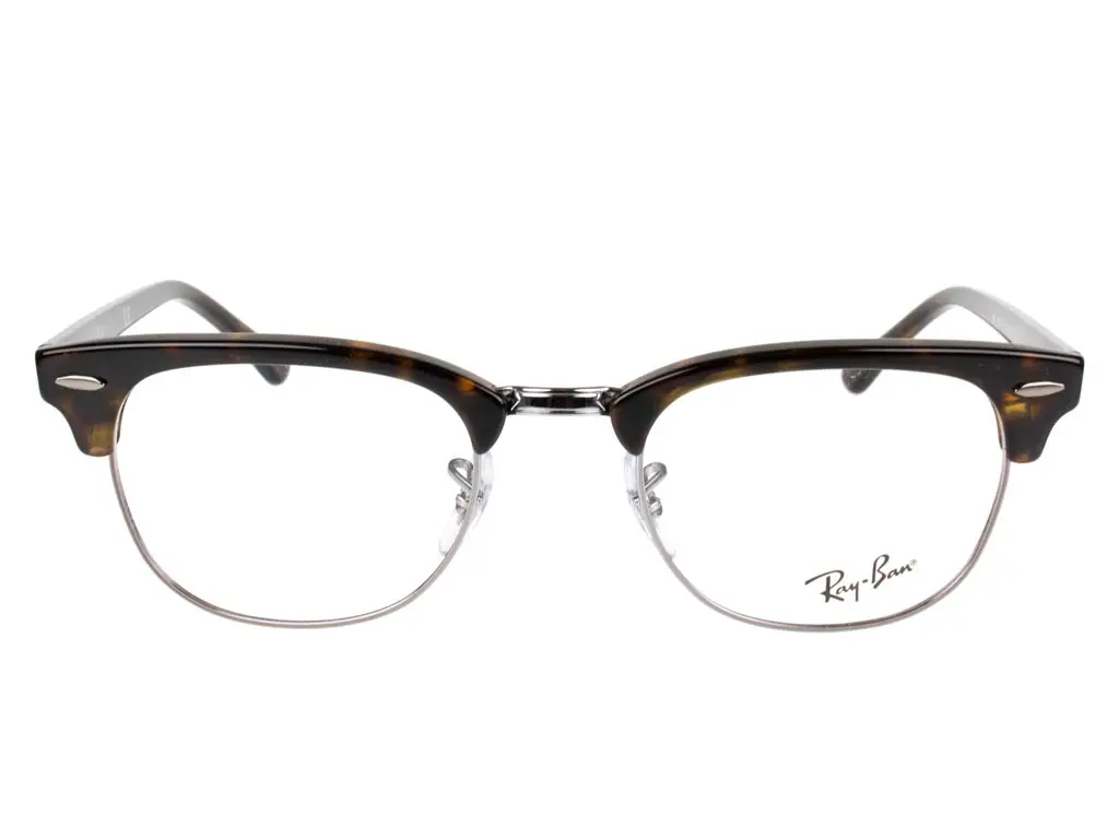 Ray-Ban Clubmaster RX5154 2012 49 Dark Havana | Feel Good Contacts