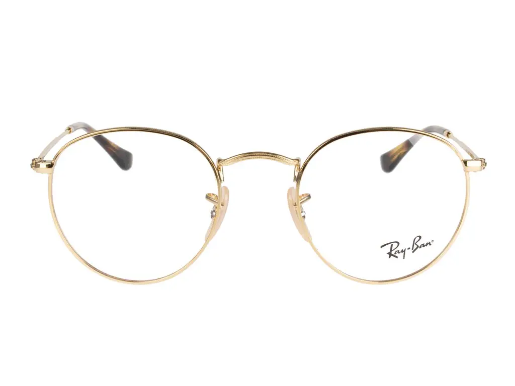 Round metal 2024 rim glasses