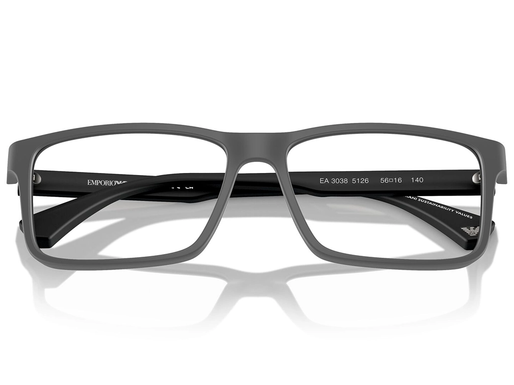 Emporio Armani 0EA3038 5126 Matte Dark Grey 56