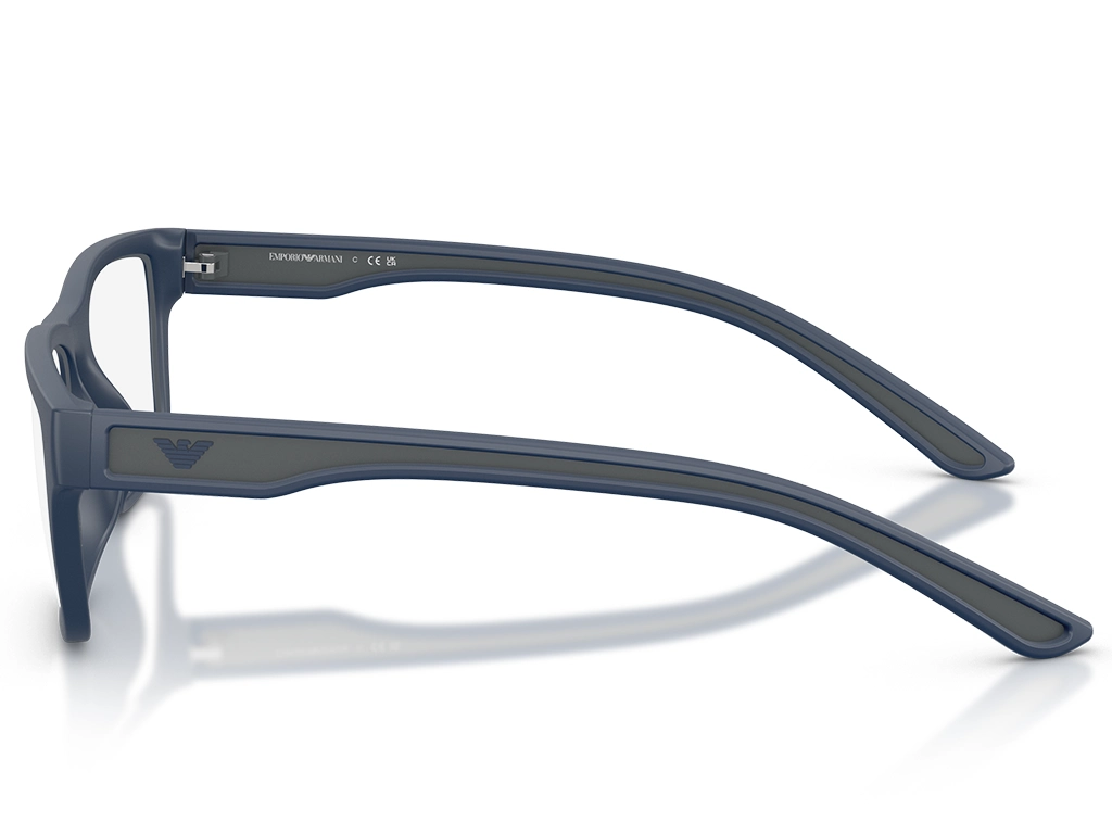 Emporio Armani 0EA3276U 6185 Rubberized Matte Blue 56