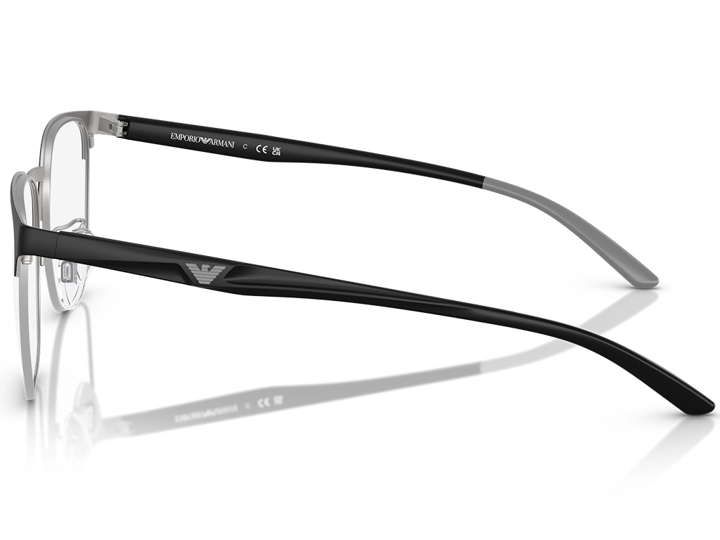 Emporio Armani EA1135D 3051 Matte Black/Silver 55