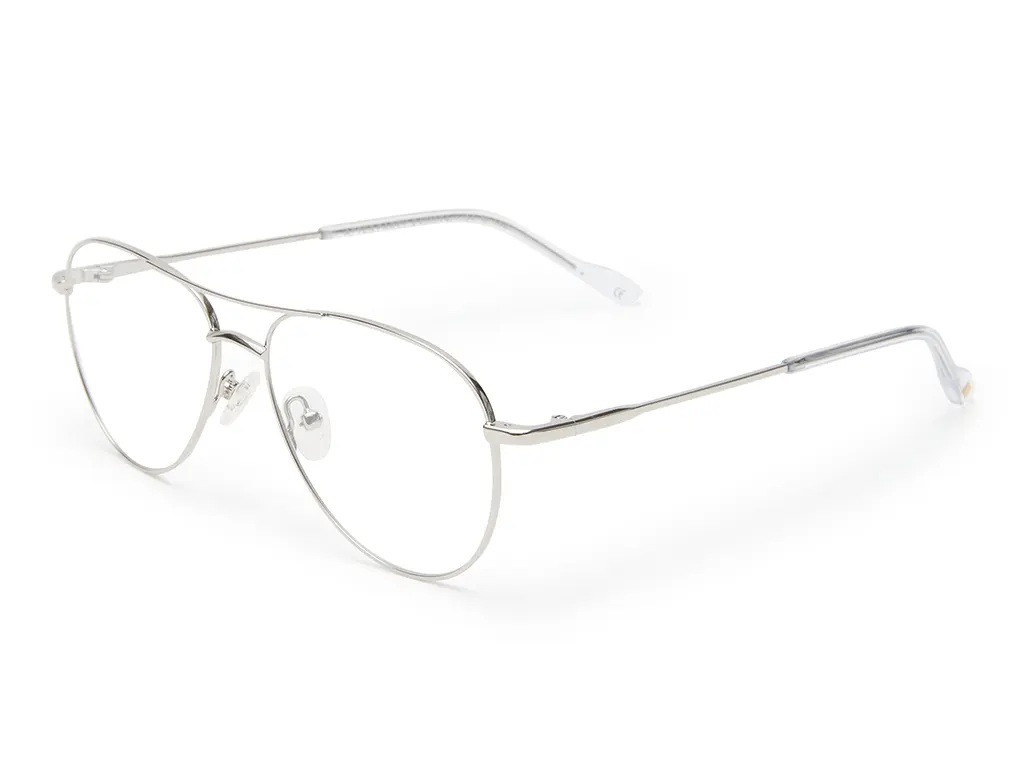 Le Specs After Party SIL Silver 54