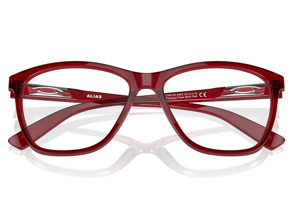 Oakley Alias 0OX8155 09 Polished Translucent Brick Red 53
