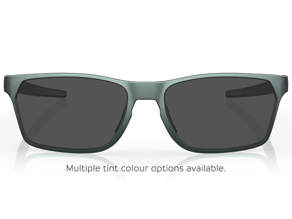 Oakley Hex Jector OX8032 07 55 Dark Matte Silver/Blue Colorshift