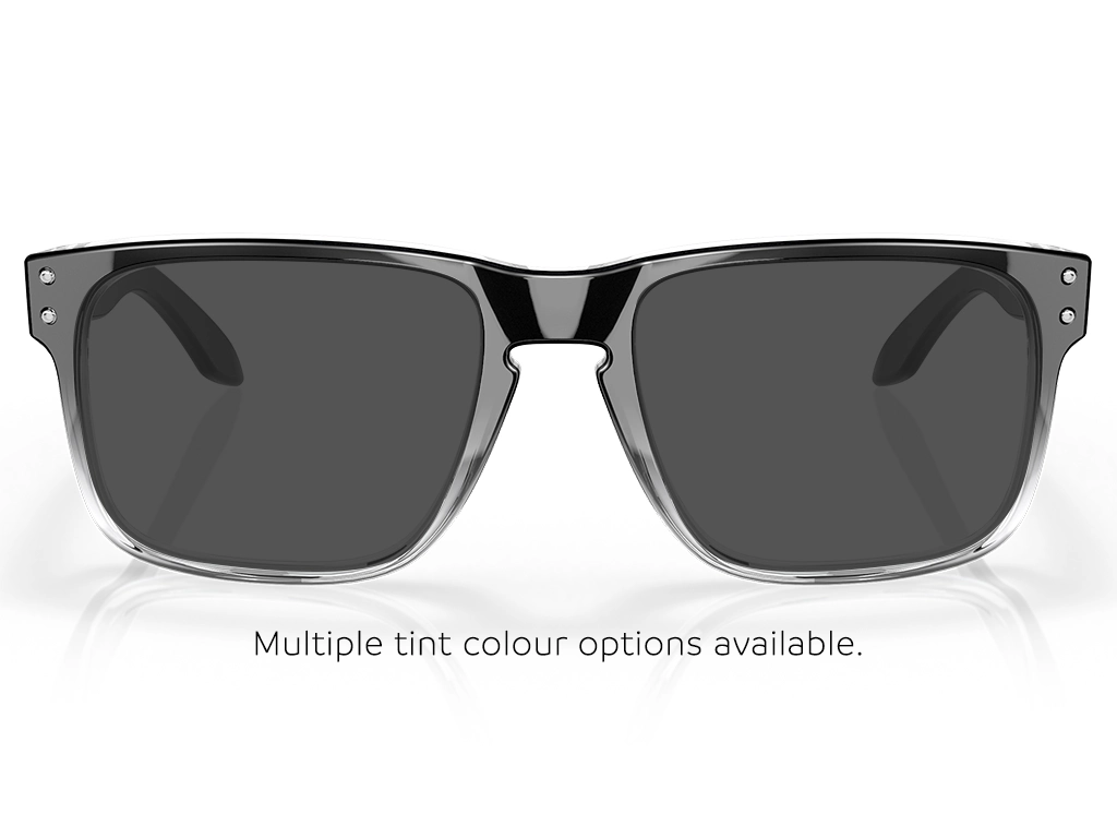 Oakley Holbrook RX OX8156 815606 56 Polished Black Clear Fade
