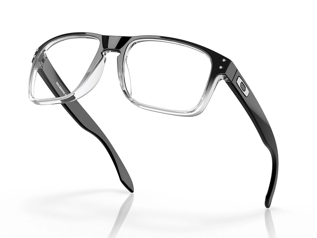 Oakley Holbrook RX OX8156 815606 56 Polished Black Clear Fade