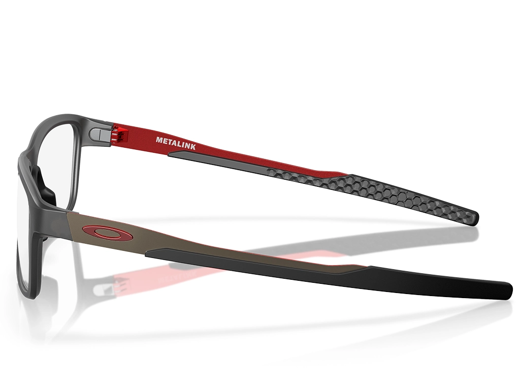 Oakley Metalink 0OX8153 815305 Satin Grey Smoke 53 - Rectangle Glasses